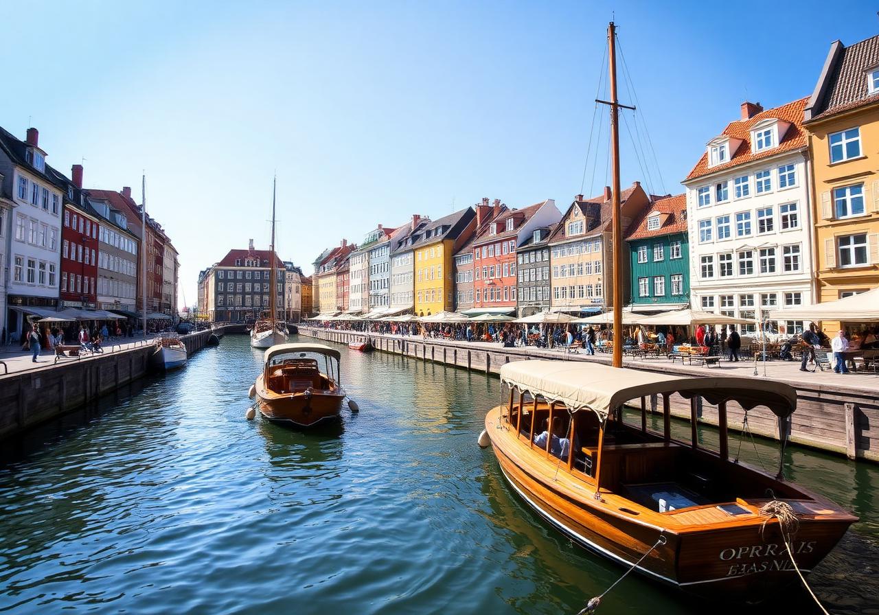 Canal tour in Denmark